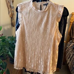 Adrianna Papell-NWT Elegant Lace Sleeveless Top